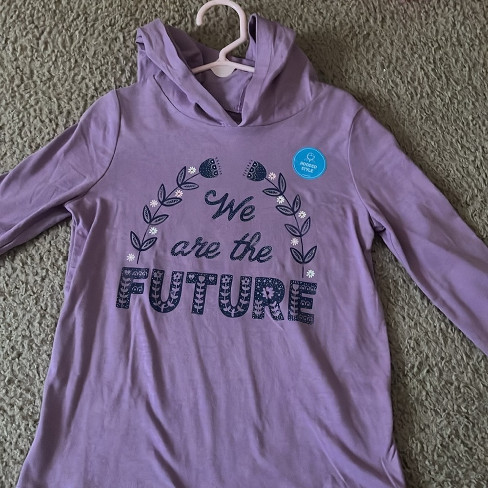 Carters girls long sleeve with hood